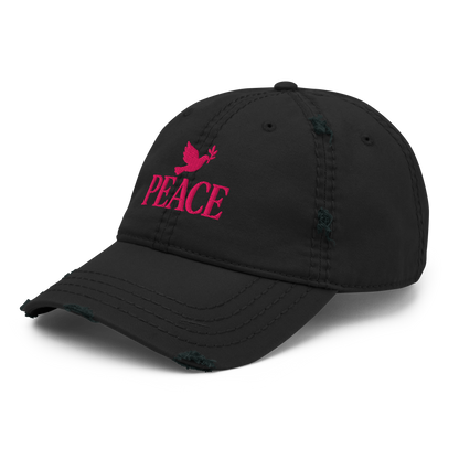 PEACE Distressed Dad Hat
