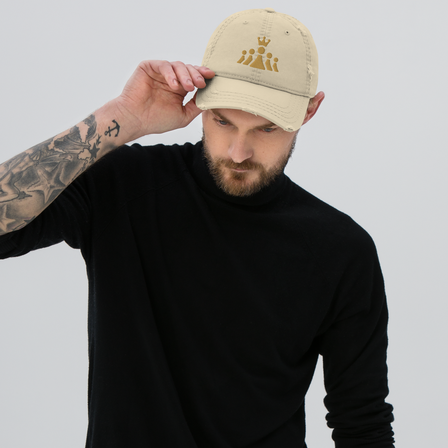 Born to Lead Distressed Dad Hat