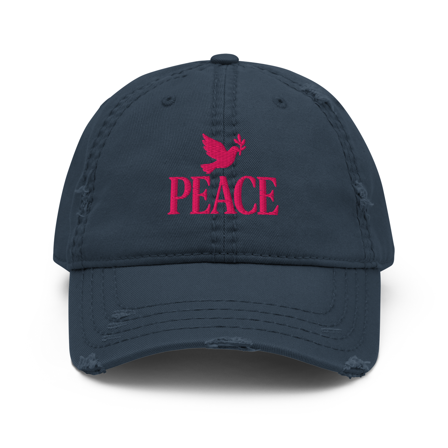 PEACE Distressed Dad Hat