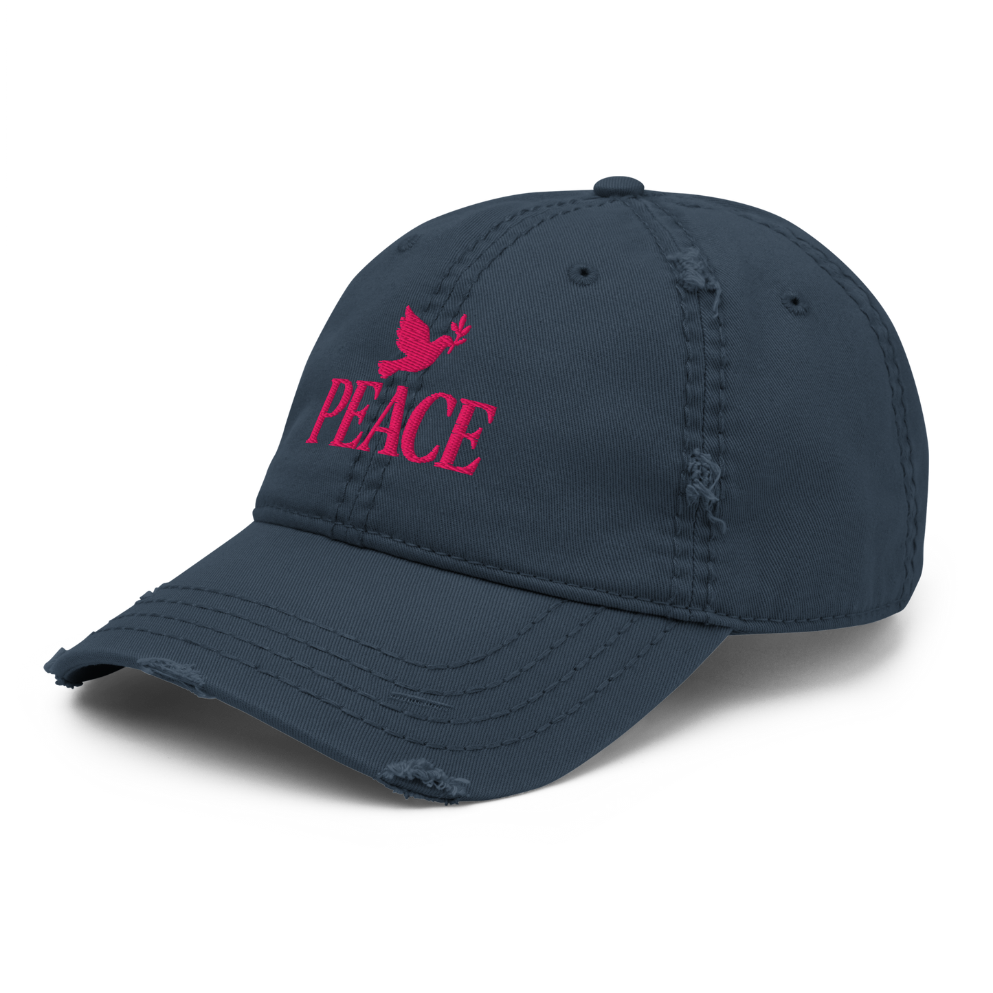 PEACE Distressed Dad Hat