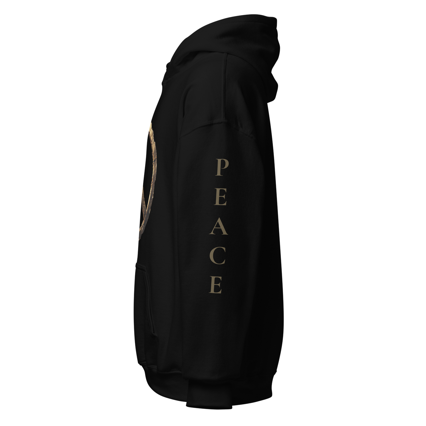 PEACE Gold Emblem Hoodie