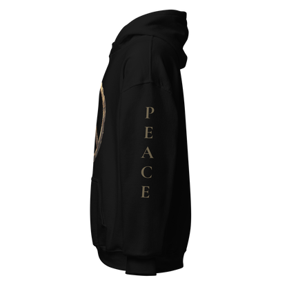 PEACE Gold Emblem Hoodie