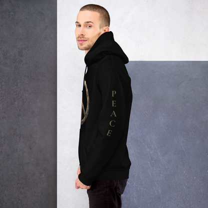 PEACE Gold Emblem Hoodie