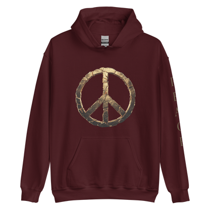 PEACE Gold Emblem Hoodie