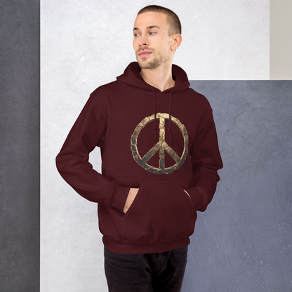 PEACE Gold Emblem Hoodie