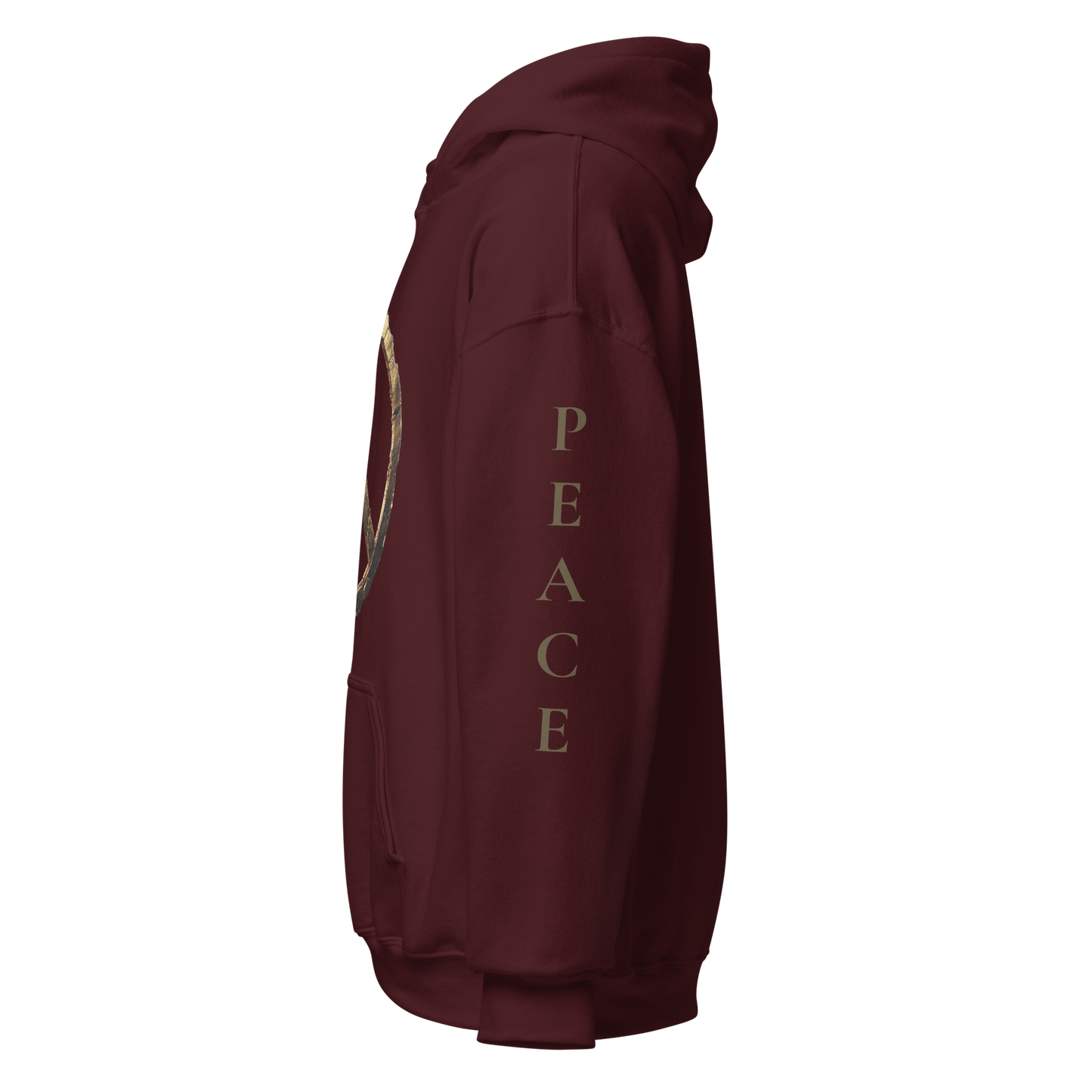 PEACE Gold Emblem Hoodie