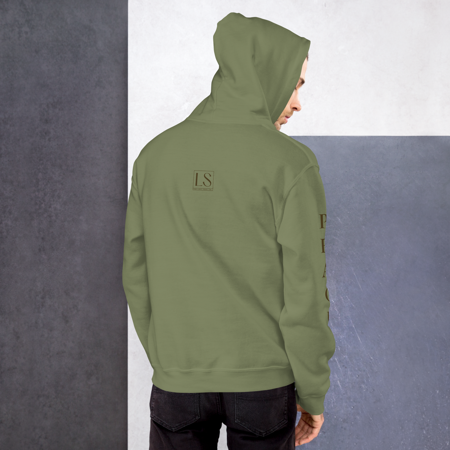 PEACE Gold Emblem Hoodie