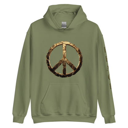 PEACE Gold Emblem Hoodie
