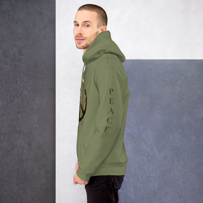 PEACE Gold Emblem Hoodie