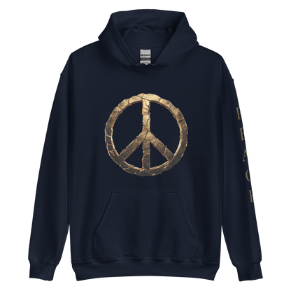 PEACE Gold Emblem Hoodie