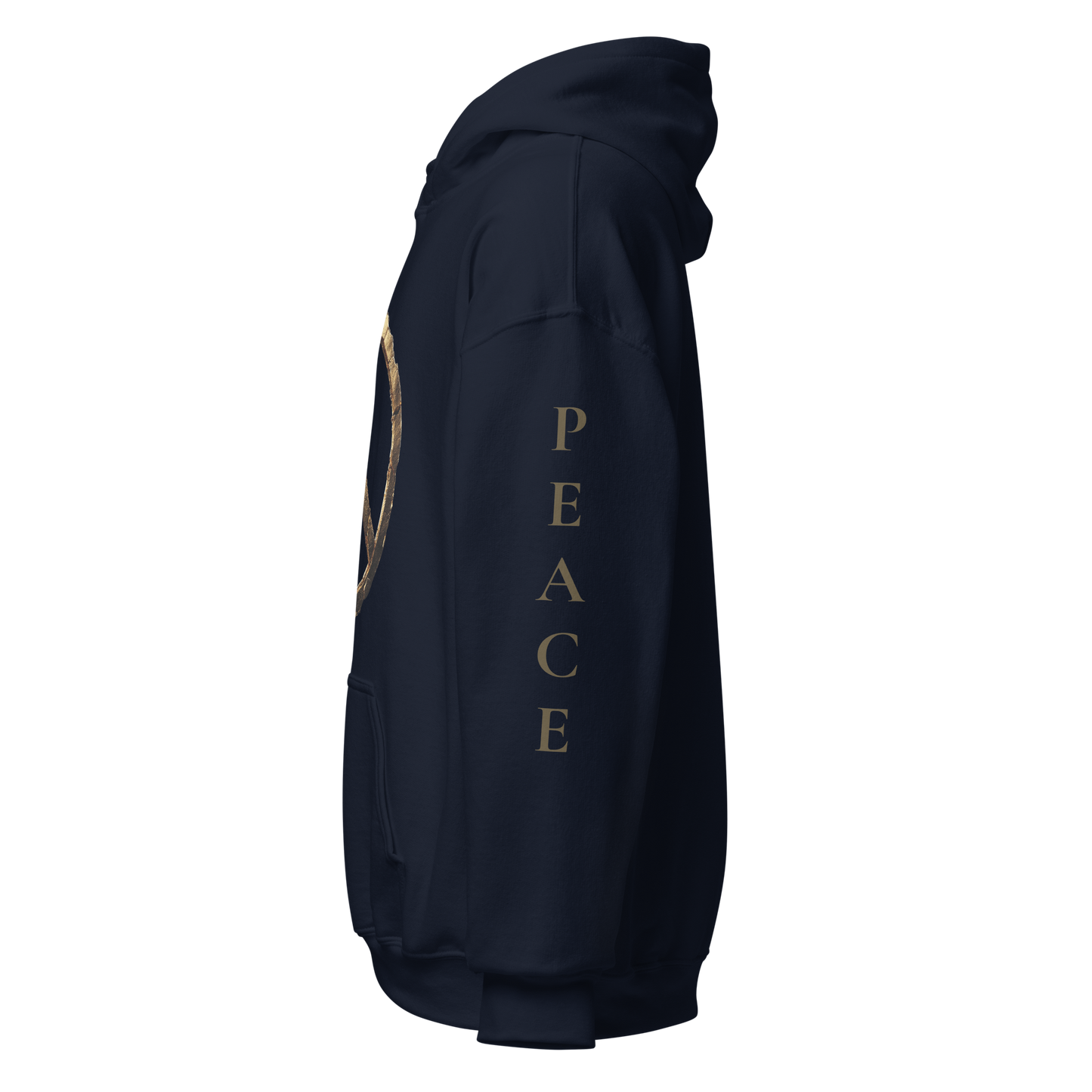 PEACE Gold Emblem Hoodie