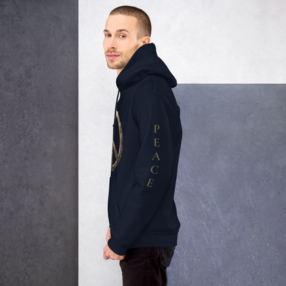 PEACE Gold Emblem Hoodie