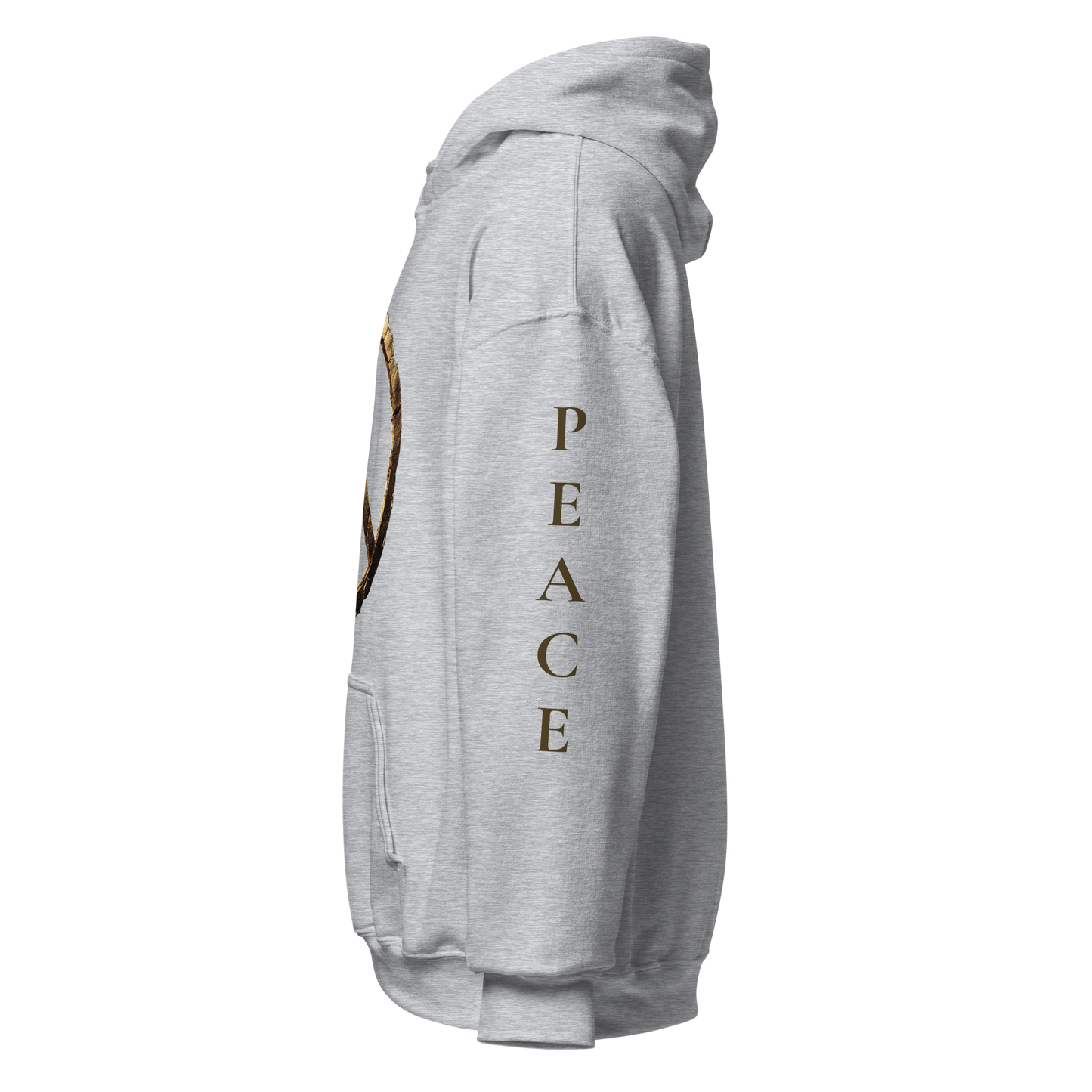PEACE Gold Emblem Hoodie
