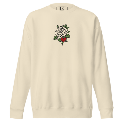 Still Blooming Embroidery Sweatshirt