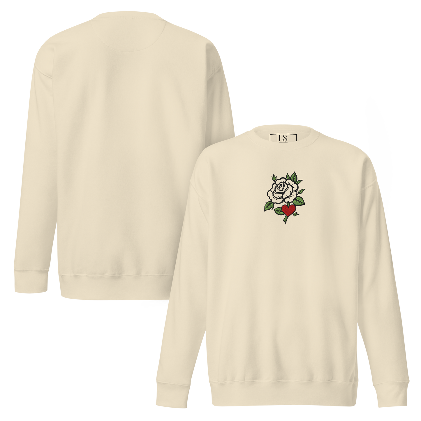 Still Blooming Embroidery Sweatshirt