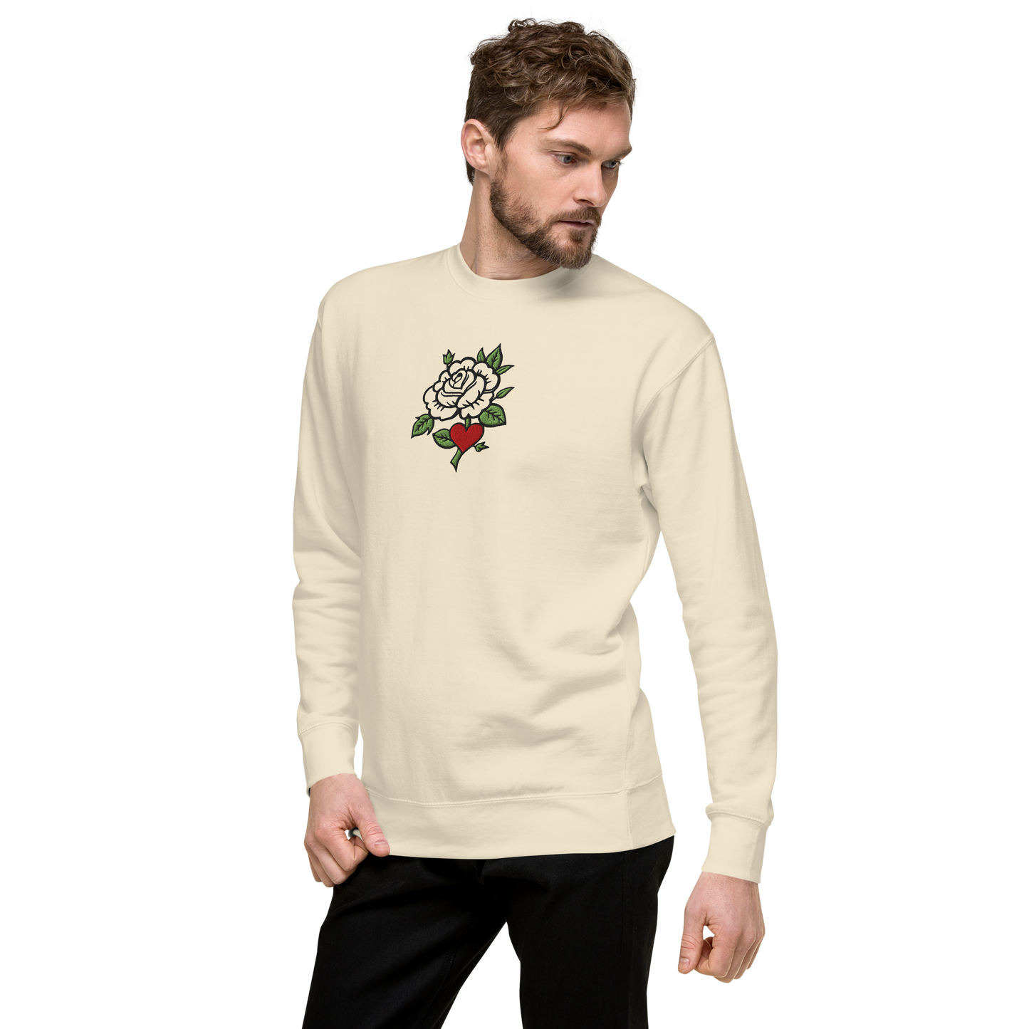 Still Blooming Embroidery Sweatshirt