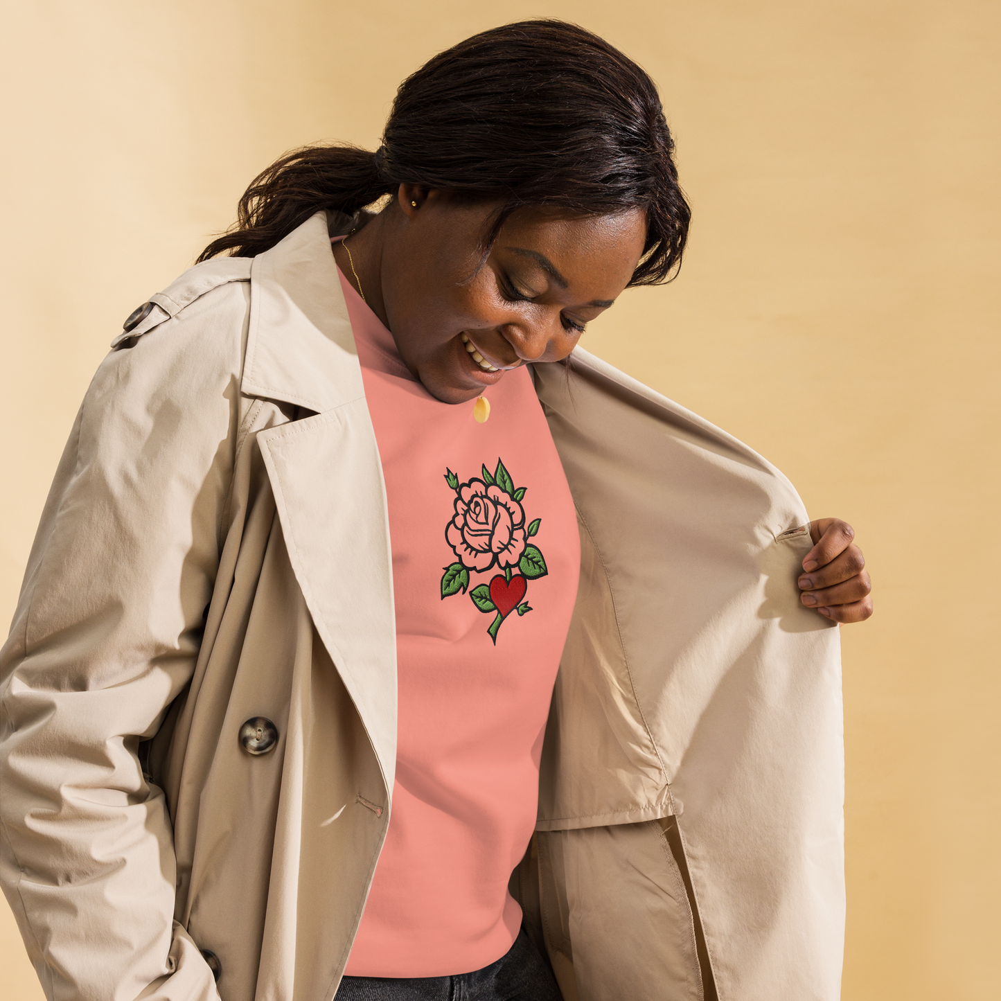 Still Blooming Embroidery Sweatshirt