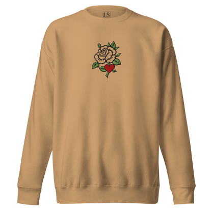 Still Blooming Embroidery Sweatshirt