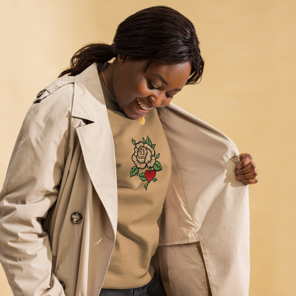 Still Blooming Embroidery Sweatshirt