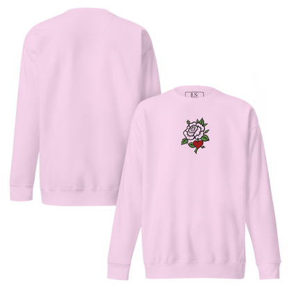 Still Blooming Embroidery Sweatshirt