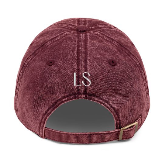 Flaming Heart Vintage Hat