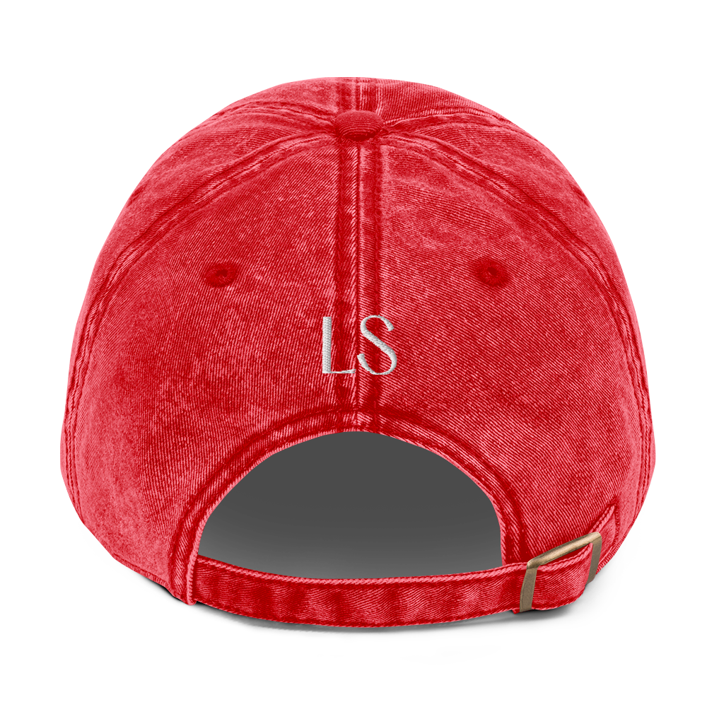 Flaming Heart Vintage Hat