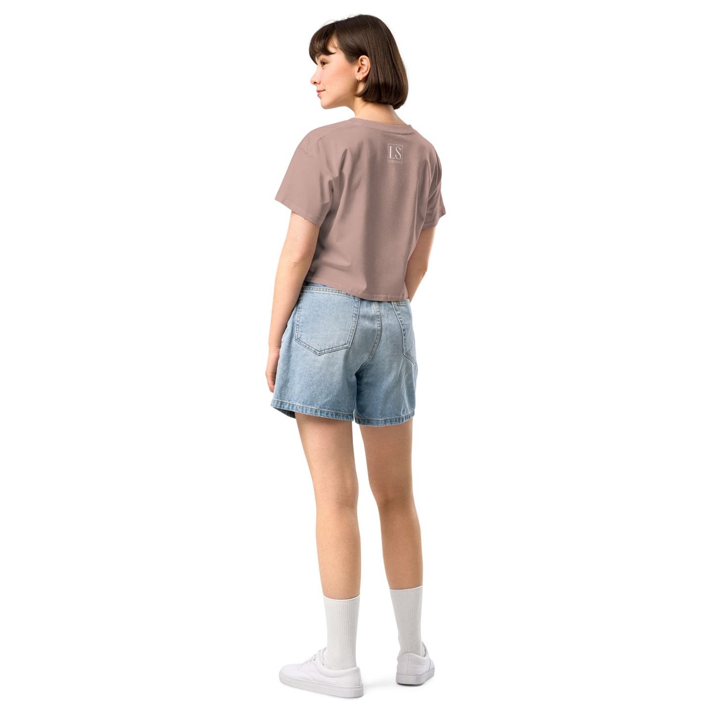 MAKE SWEAT YOUR CROWN – Women’s Crop Top | LS-GCT03