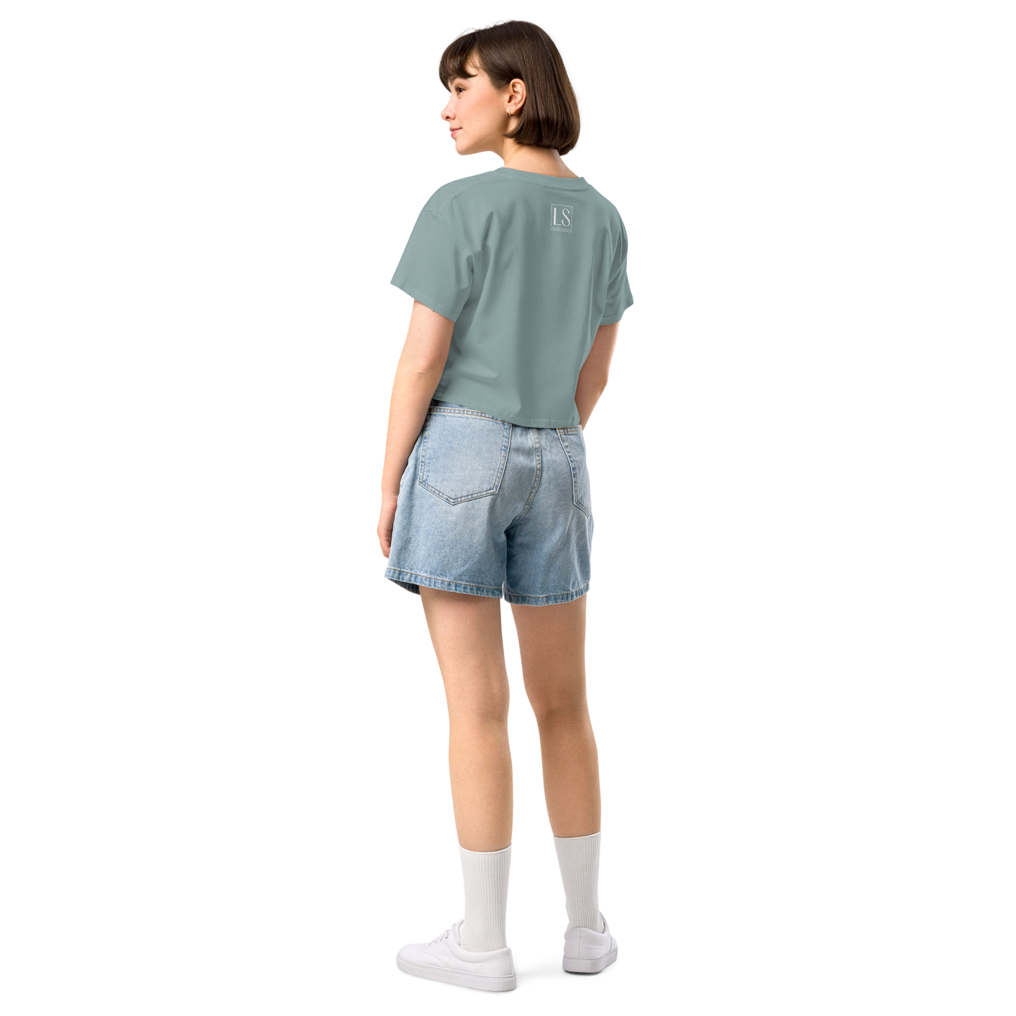 MAKE SWEAT YOUR CROWN – Women’s Crop Top | LS-GCT03