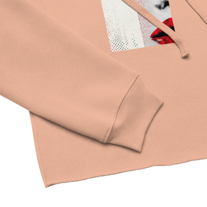 The Gaze That Dares — Women’s Cropped Hoodie | LS-CRH01