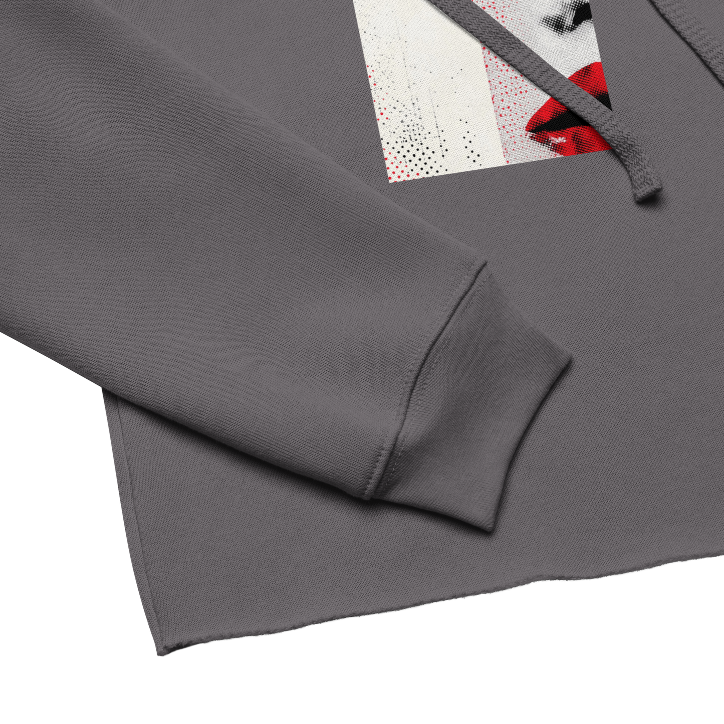 The Gaze That Dares — Women’s Cropped Hoodie | LS-CRH01